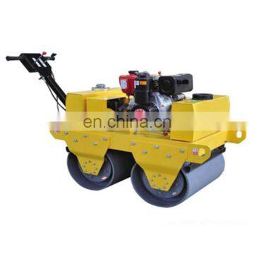 Factory Double drums manual road roller price