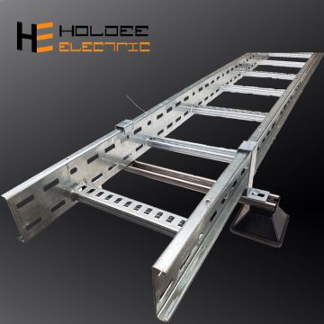 Wire Mesh Galvanized Cable Tray Ladder Type Perforated Cable Tray