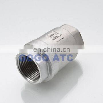 High quality Stainless Steel SS304 316 In-Line Spring Vertical Check Valve DN80 2-1/2 inch 2 way large check valve