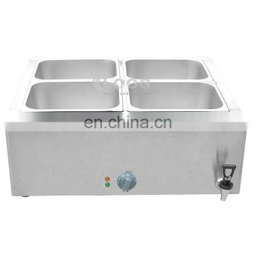 CE Approved 4 Pots Countertop Food Warmer Commercial Wet Catering Bain Marie