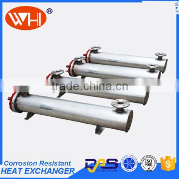COOLING SYSTEM 23.2KW Stainless Steel 316L Shell And Tube Chiller Heat Exchanger (WHB-10DKG)