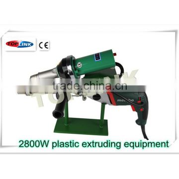 Plastic extruding equipment with Metabo motor and TOPLINK hot air gun