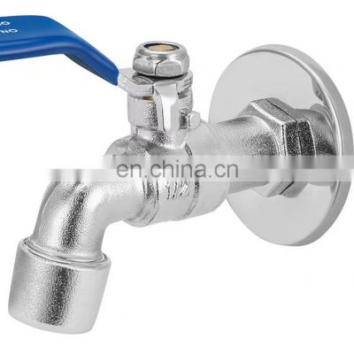 high quality Professional bibcock chrome plated  bibcock water tap cold water faucet bibcock