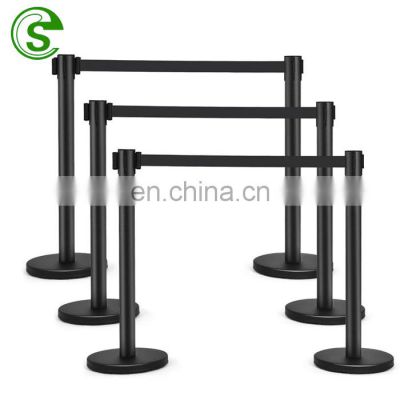 Retractable Belt Barrie Environmental Protection Custom Queue Stand Crowd Control Stanchions Post