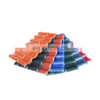 modular homes hot selling cheap construction building material ASA synthetic resin roof tile