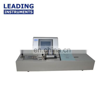 Touch screen hot tack tester for plastic film