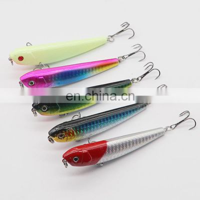 Pencil Fishing Lure 85mm 8g Top water Dogs Hard Lures Baits Wobbler Artificial Hard Bait Fishing Tackle Pesca