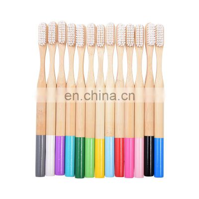 Wholesale Free High-end 2 Pack 100% Naturel Organic Bambou Toothbrush