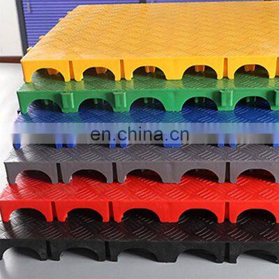 CH High Quality Durable Solid Interlocking Drainage Waterproof Flexible Vented Square 50*50*4cm Garage Floor Tiles