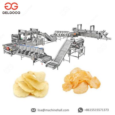 Semi Automatic Potato Chips Making Machine Price French Fries Quick Frozen Production Line Machine French Fries Machine Price