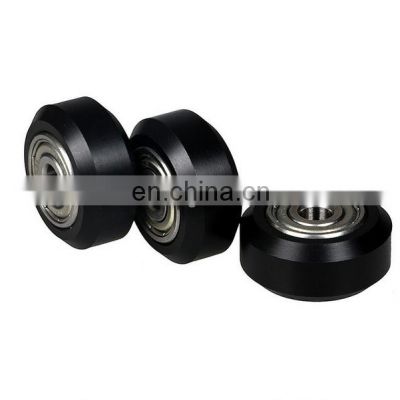 nylon pulley wheels 625ZZ plastic coat bearing BX24 for 3D printer European standard 2020 plastic coated bearing pulley