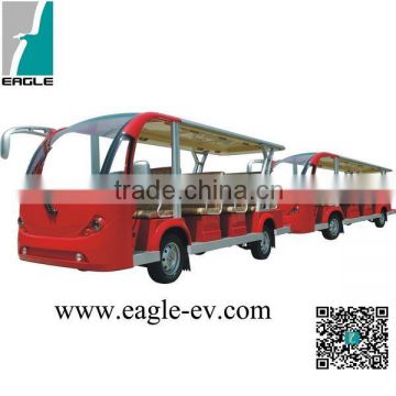 electric sightseeing bus shuttle bus EG6158T+EG6158T with trailer