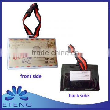 Best Selling custom full colors luggage tag emirates