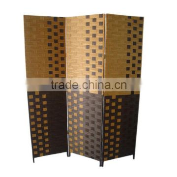 new design wholesale handmade woven custom room dividers decorative folding screens