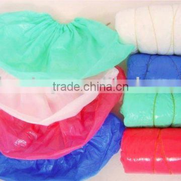 Colorful Disposable CPE/PE Overshoe with Elastic