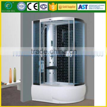 Enclosed steam shower room with frame ABS tray portable