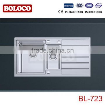 New model R19 Italy design stainless steel sink BL-723