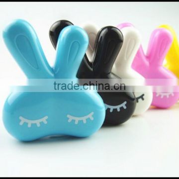 oem cartoon contact lenses case,colorful rabbit shape contact lenses case,plastic contact lenses case