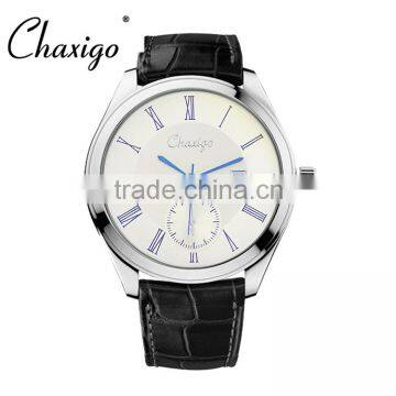 Chaxigo Casual Watch for Men Analog Leather Band by Golden Rays -  GRCHAX138: Buy Online at Best Price in UAE - Amazon.ae