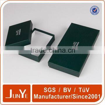 factory custom matt leather products paper packaging box