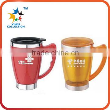 high quality promotional auto mugs with lid and handle