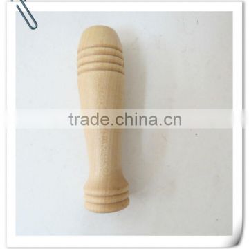 Beautiful maple wooden handle for decorativing
