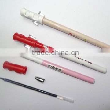 novel design disposable plastic gel pen for office by producer