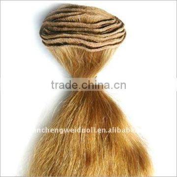 Mixed Color Chinese virgin Hair Hand Tied Weft