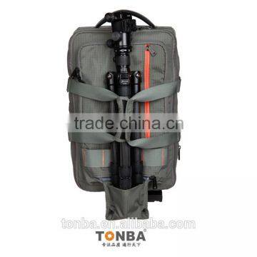 Multifunctional and Vintage Wheeled Shoulder Backpack for Camera with Additional Lens