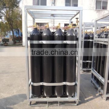 2015 Newly TPED Certificate Industry Gas Cylinder Rack frame woth manifold