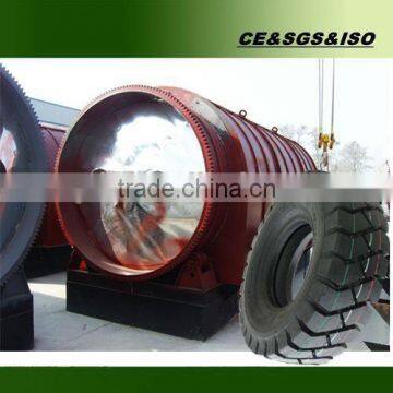 Waste tyre recycling to renewable energy machine with ISO BV CE