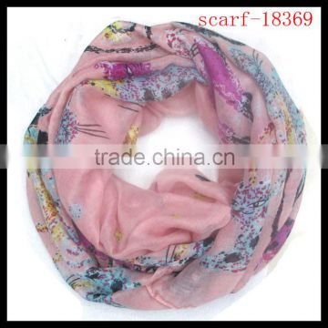 2014 popular colorful animal printed scarf