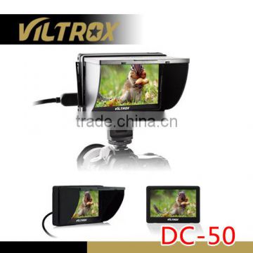 Viltrox 5 Inch LCD TFT Camera-Top Small Studio Monitor DC-50 for Full HD Camera Video Photographic Equipment