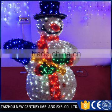 new design motif outdoor 3d christmas rope light