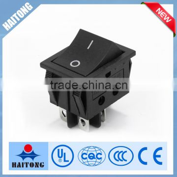 4 PIN black rocker switch T85 with holes RS--608 hot selling