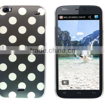 wiko darkside high quality black polka dot crystal case factory price