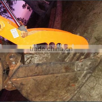 excavator hydraulic and mechanical thumb bucket