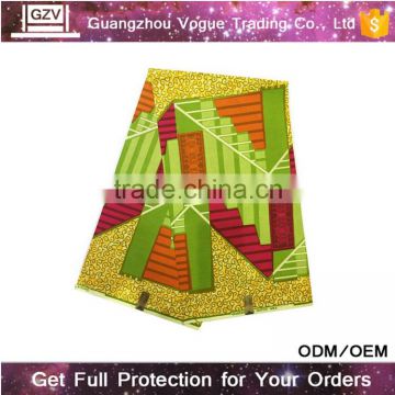 Online wholesale 100% cotton african real wax sanhe quality wax printing fabric