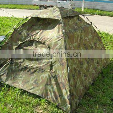 small size single person waterproof fiberglass frame army tent