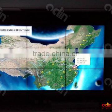 46 inch 2*2 Samsung panel video wall with 3.5mm ultra narrow bezel FHD 12 point touch