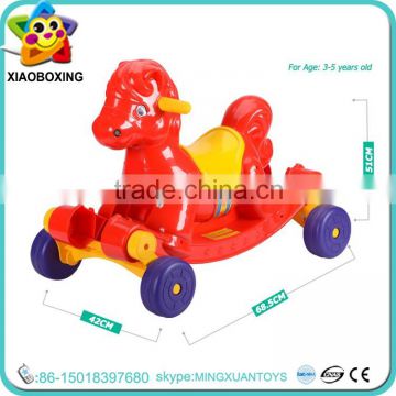 High quality toys for kids educational rocking horse handles rocking horse with wheels