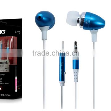 China market for electronic metal earphone for iphone /ipod/meizu/m3/huawei x6