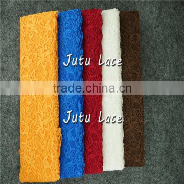 8cm elastic lace headband fabric / clothing material lace accessories / African Tulle Lace Fabric