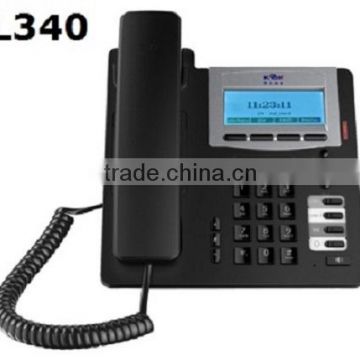 Wifi voip phone with 4 sip accounts gsm converter sip ip phone PL-340 from Koon