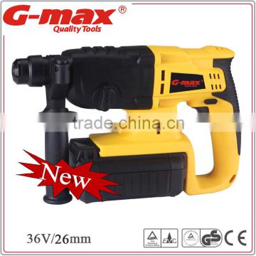 G-max New Arrival 36V DC Rotary Hammer Drill GT13072