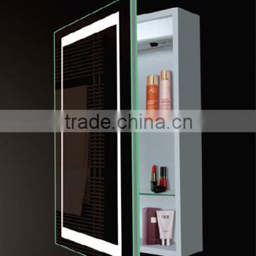 UL certificate medicine mirror cabinet with LED illuminated for modern hotel bathroom