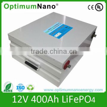 Deep Cycle Rechargeable 12V 400Ah LiFePO4 Battery
