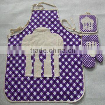 Customized cotton bib home and garden adult aprons