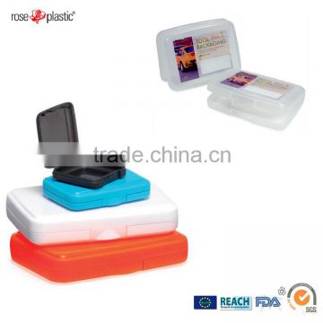 PP transparent PVC clear PE colored square or rectangular small plastic packaging box for adjustive pick Consumer Box CB