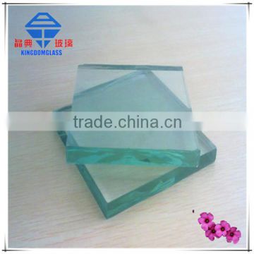 high quality 15mm very thick best float clear glass price